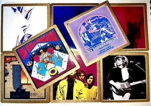 Zum Selbermachen 8 handgefertigte Holz & Kork Getränk Untersetzer MBV MY BLOODY VALENTINE Shoegaze 90er - Bild 1 von 6