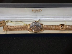 Henry London Men's FINCHLEY Quartz Watch HL39-M-0118 - NIB - Picture 1 of 12