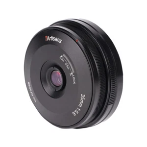 7artisans 35mm F5.6 Full Frame Wide Angle Pancake Lens for Leica L CL SL Camera - Picture 1 of 7