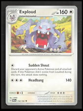Exploud 150/182 Uncommon SV04: Paradox Rift Pokemon tcg Card CB-1-2-C-39