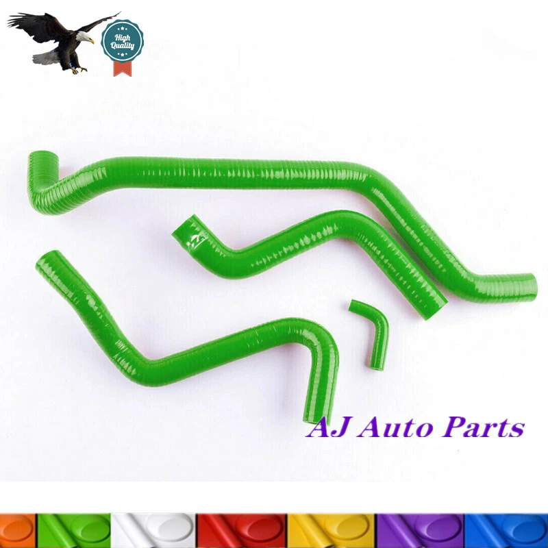 For Kawasaki KFX450R 2008 2009 2010 2011 2012 Silicone Radiator Hoses  Green  - Image 1 of 4