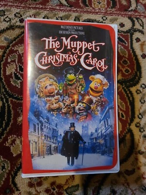 1993 THE MUPPET CHRISTMAS CAROL Jim Henson Video VHS #1729 Walt Disney - Image 1 of 4