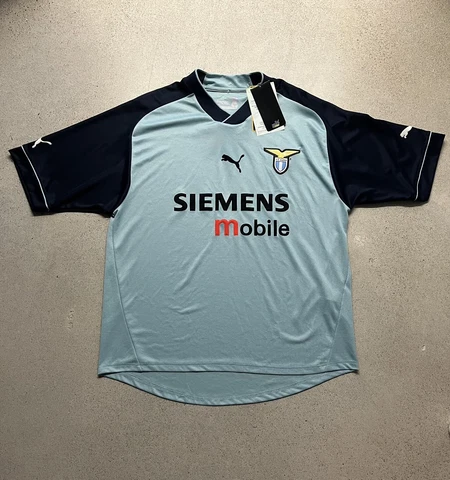 Rare Puma SS Lazio 2002/03 Third Soccer Jersey Teal Brand New Size XXL Italia Cover