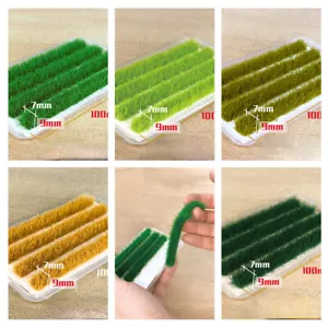 HO/OO Scale Wheat Field Miniatures Long Strip Grass Clusters Farm Plants Scenery - Picture 1 of 16