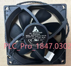 1PCS NEW DELTA QUR0912VH 92*92*25mm 12V 0.60A 4lines cooling fan Fast delivery - Picture 1 of 4