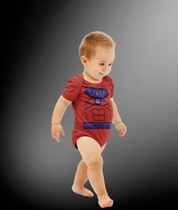 Baby Magnet Mutant Villain Comic Halloween Costume Cosplay Bodysuit  - Picture 1 of 3