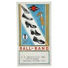 Vintage BALLBAND Mishawaka Gummischuhe Stiefel Druck Anzeige ▪ J H Mabbett & Co