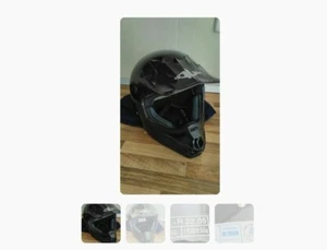 Casco de Cross B Square de Color Negro - Foto 1 di 4