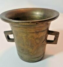  Bronze Mortar Apothecary Spice Grinder Witch Magick Vintage 2 1/2 lbs