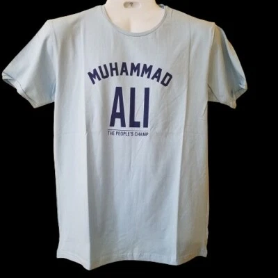 Camiseta Hombre MUHAMMAD ALI "Nombre" Ajuste Muscular Gimnasio Etiqueta Talla XL, pecho talla 40  Foto 1 de 4