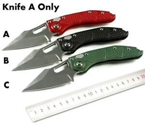 Drop Point Folding Knife Pocket Hunting Survival Wild Tactical High Carbon Steel