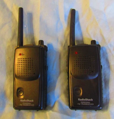 (2) Radio Shack , 2-Way Personal Radio Set, Model #21-1804 -  Nice - Image 1 of 4