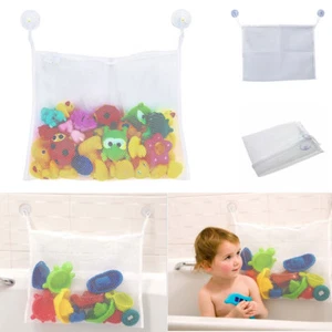 Kids Baby Bath Toy Hanging Sucker Storage Bag Organizer Child Net Suctions Tubs - Picture 1 of 4
