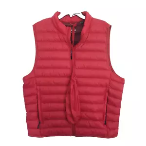 Club Room Down Puffer Vest Mens XL Packable Pouch Performance Water Resistant - Picture 1 of 15