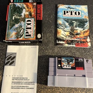 P.T.O.: Pacific Theater of Operations (Super Nintendo Entertainment System,... - Foto 1 di 10