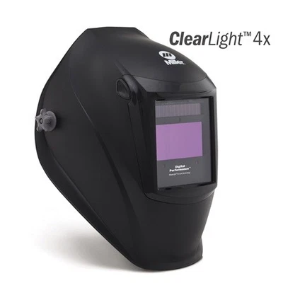 Miller 296757 Digital Performance Welding Helmet with ClearLight 4x Lens, Black - Image 1 of 4