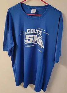NFL Indianapolis Colts 5K 19. August 2023 blau XXL Polyester T-Shirt Lucas Oil - Bild 1 von 10