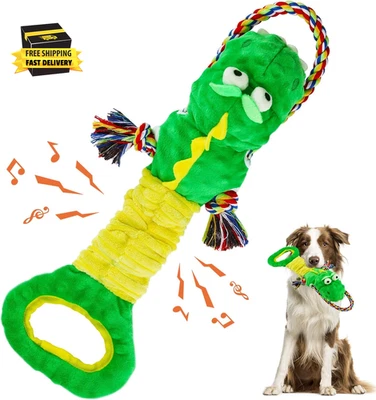 Juguetes chirriantes para perros grandes, juguetes interactivos para perros para mantenerlos ocupados, cachorro C Foto 1 de 4