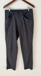 Lululemon Men's ABC Classic Fit 5 Pocket Pants Size 34 X 32 Gray - Picture 1 of 14