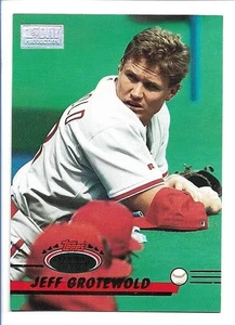 Jeff Grotewold 1993 Stadium Club 1st Day Issue #63 - Philadelphia Phillies - Picture 1 of 2