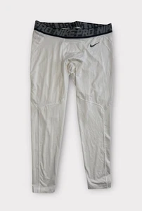 Pantalones de compresión Nike Pro para hombre 4XL blancos nuevos sin etiquetas - Imagen 1 de 9
