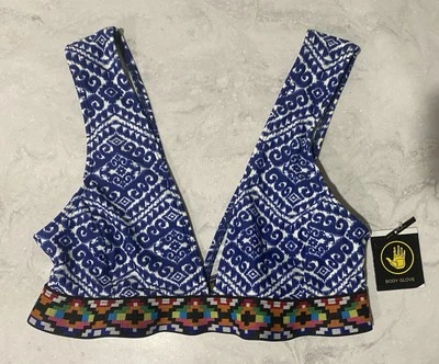 NWT Body Glove Bikini Top XL Midnight Rumor Blue Multicolor - Image 1 of 4
