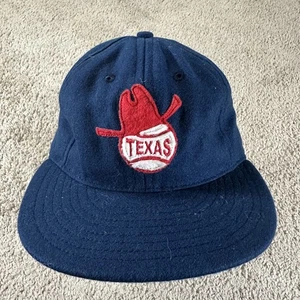 Gorra de béisbol vintage de la Liga de Texas con correa trasera azul marino MLB para hombre años 90 - Imagen 1 de 8
