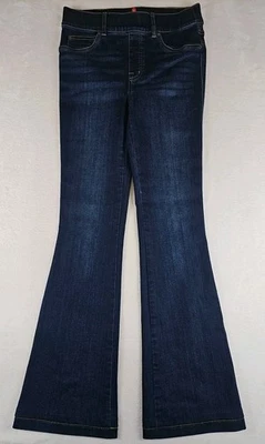 Pantalones de mezclilla Spanx acampanados para mujer pequeños regulares tono medianoche elásticos adelgazantes S Foto 1 de 4