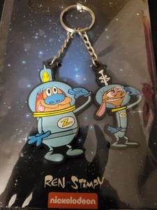 Ren & Stimpy Astronauten Schlüsselanhänger Beutekiste exklusiv Nickelodeon Space Madness - Bild 1 von 4