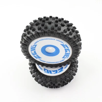 2Pcs Front Buggy Reifen Modellauto Hobby Off Road Crawler Autoteile Ersatzteile - Bild 1 von 4