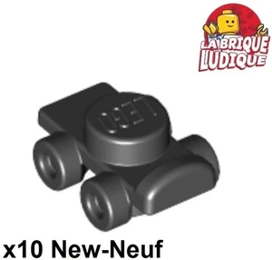 Lego 10x Minifig Footgear Roller Skate patin à roulette noir/black 11253 NEUF - Picture 1 of 1