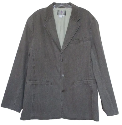 Chaqueta Abrigo Deportivo The Territory Ahead L Carbón Rayas Mezcla Algodón Rayas Foto 1 de 4