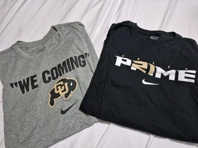 Nike Colorado Buffaloes Coach Prime Shirt Lot! Deion Sanders! Coach Prime! Nike! - Image 1 of 3