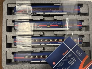 Roco 5510004 Set Carrozze Nightjet OBB HO Illuminazione Interna Digitale EP VI - Foto 1 di 8