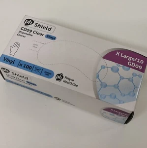 GRANDES Guantes de Vinilo Polyco Healthline GD09 Transparente Sin Látex (Caja de 100) - Imagen 1 de 1