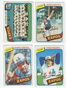 1980 Topps Baseball Montreal Expos Team Set of 28 Cards - Gary Carter - A - Picture 1 of 1