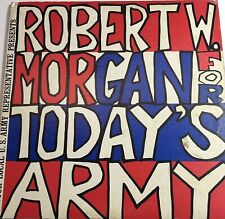 Robert W. Morgan For Today's Army-December 1974-Vinyl Record LP CS