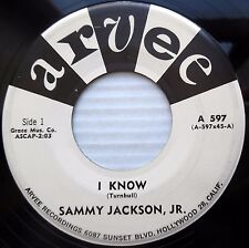SAMMY JACKSON Jr. rockabilly promo 45 I KNOW b/w CIGAREETS  mint minus  F1050