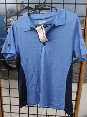 Nuevo de Lote Antiguo Suzuki Damas Mujeres Manga Corta Mecha Polo Foto 1 de 4