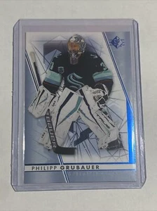 2022-23 SP Hockey Blue Foil #64 Philipp Grubauer Seattle Kraken  - Bild 1 von 2