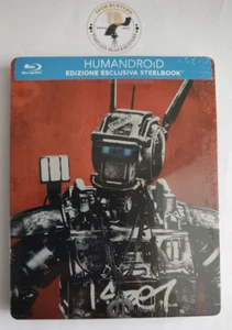 Chappie (Humandroid) Ltd Edn Bluray Steelbook ITALIAN/English * SEE DESCRIPTION* - Picture 1 of 15