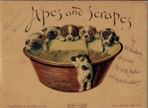 Frederick Weatherly APES AND SCRAPES cats 1890 - Imagen 1 de 4