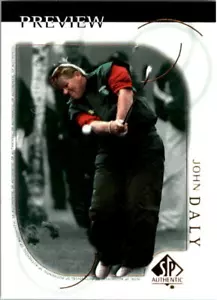 2001 SP Authentic Preview Golf Card Pick - Picture 1 of 117
