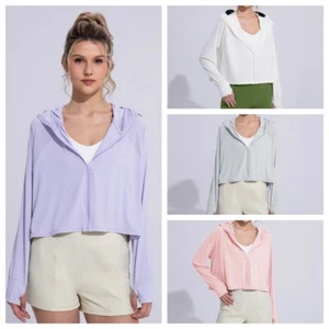 Women Zip Long Sleeve Shirt Sun UV Protection UPF 50+ Jacket Quick Dry Coat Top - Picture 1 of 24