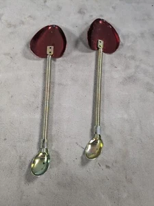 Vintage Pedor Shoe Stretcher Red Metal & Gold ~ Austria - Picture 1 of 4