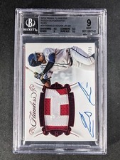 2018 Panini Flawless RONALD ACUNA /20 On-card RPA Rookie Patch Auto Ruby BGS RC