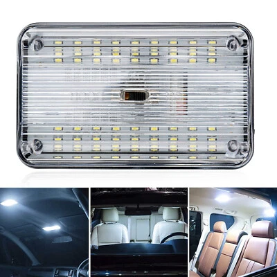 12V 36LED Trailer Interior Ceiling Roof Light Cabin Dome Caravan Bus Truck Boat - Image 1 of 4