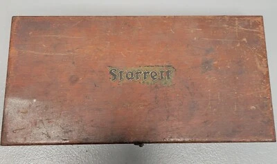Starrett Micrometer Caliper No. 224 Set AA Range 0 to 4" Vintage - Image 1 of 2