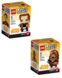 LEGO® BrickHeadz (41608) Han Solo™ (41609) Chewbacca™ Star Wars™ inkl.0€Versand - Bild 1 von 1