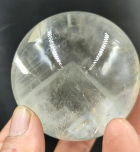 446g NATURAL RARO multicapa "pirámide" ESFERA DE CRISTAL DE CUARZO BOLA CURATIVA - Imagen 1 de 21